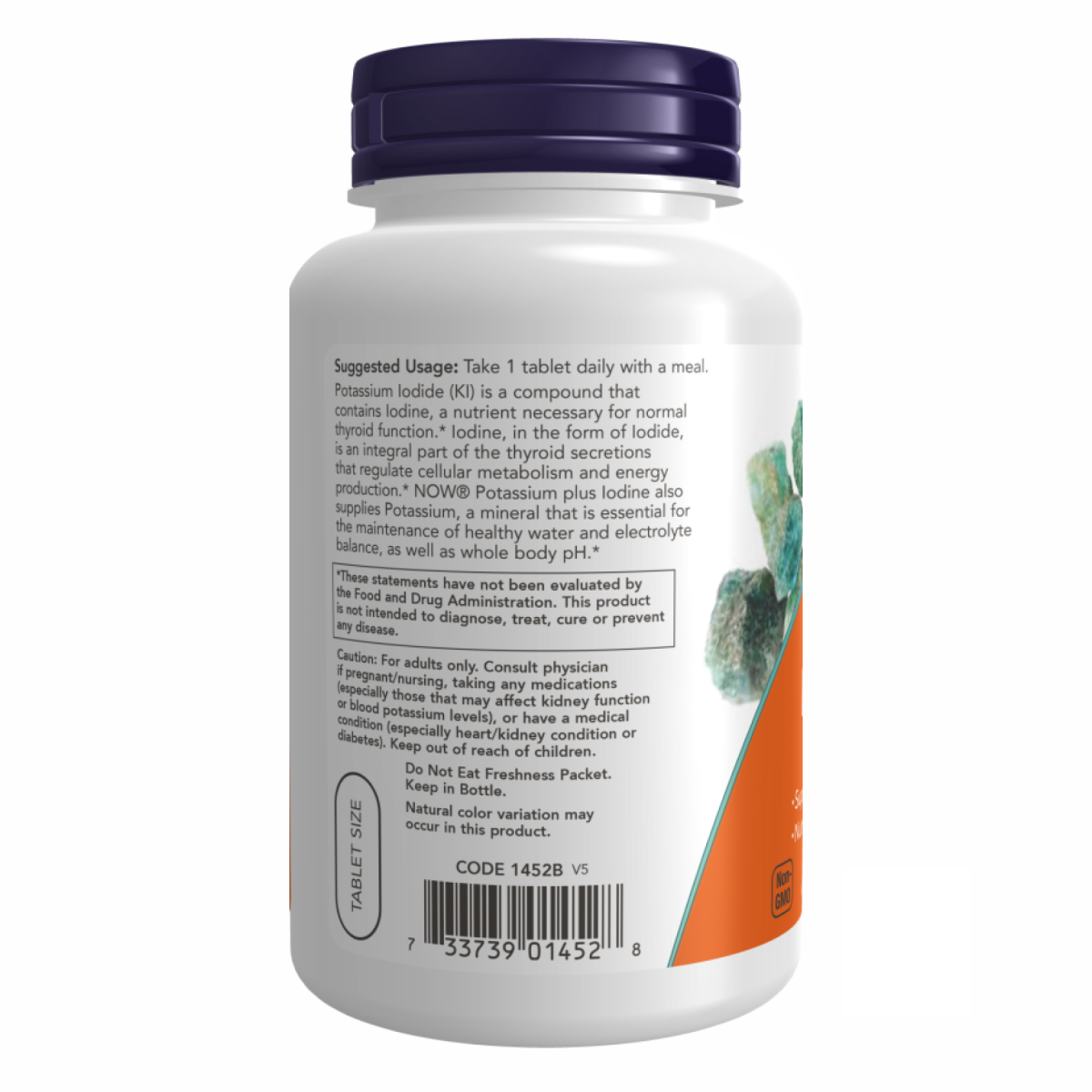 Potassium plus Iodine - 180 tabs. Фото 3