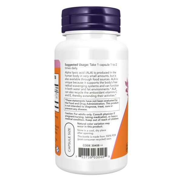 Alpha Lipoic Acid 100mg - 120 vcaps. Фото 3