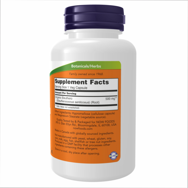 Eleuthero 500mg - 250 vcaps. Фото 2