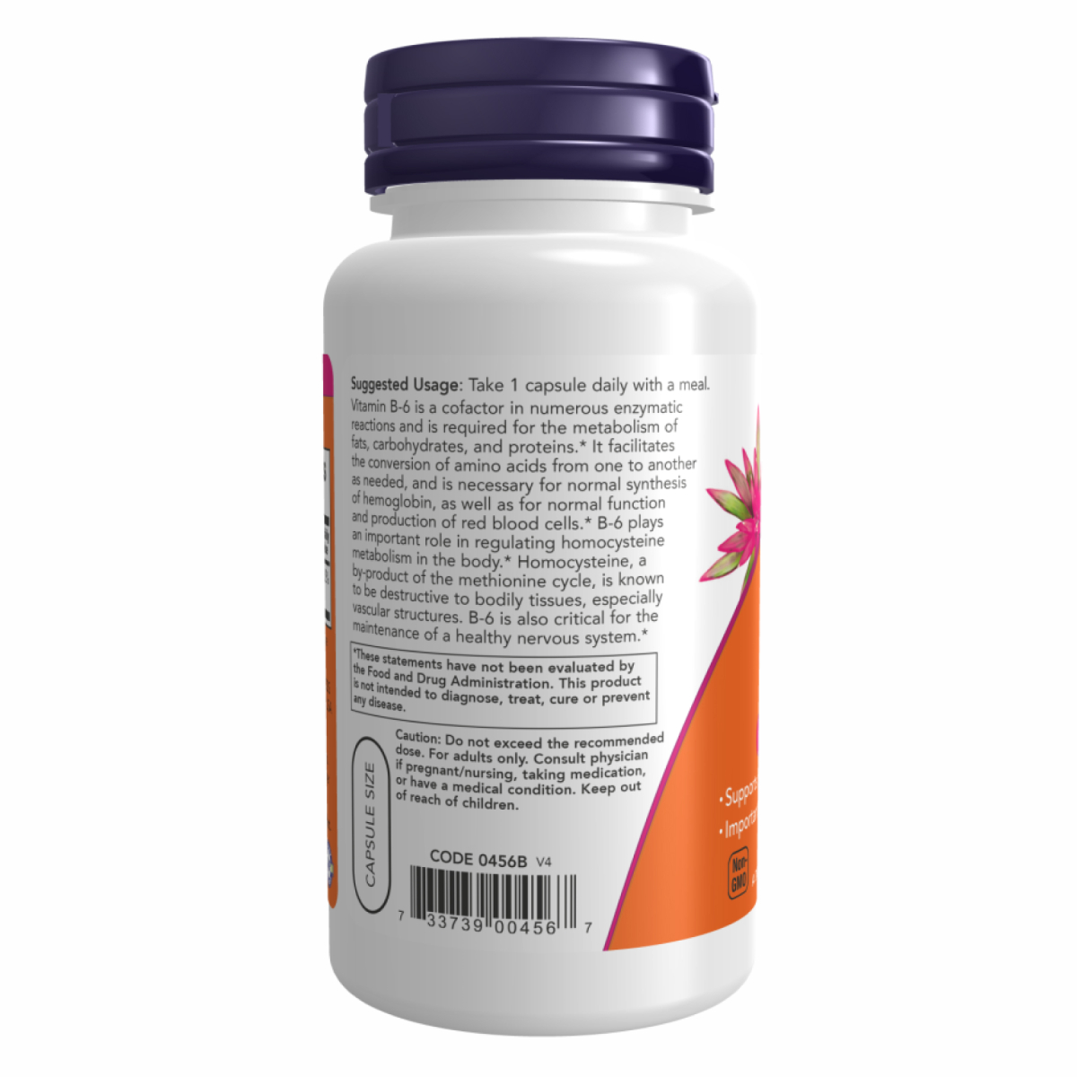 B-6 100mg - 250 vcaps. Фото 3