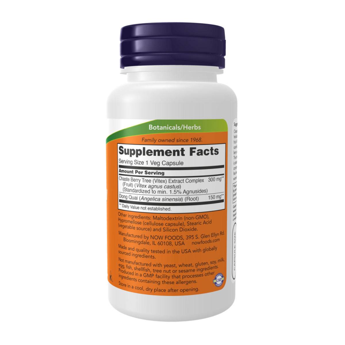 Chaste Berry Vitex Extract 300 mg - 90 vcaps. Фото 2