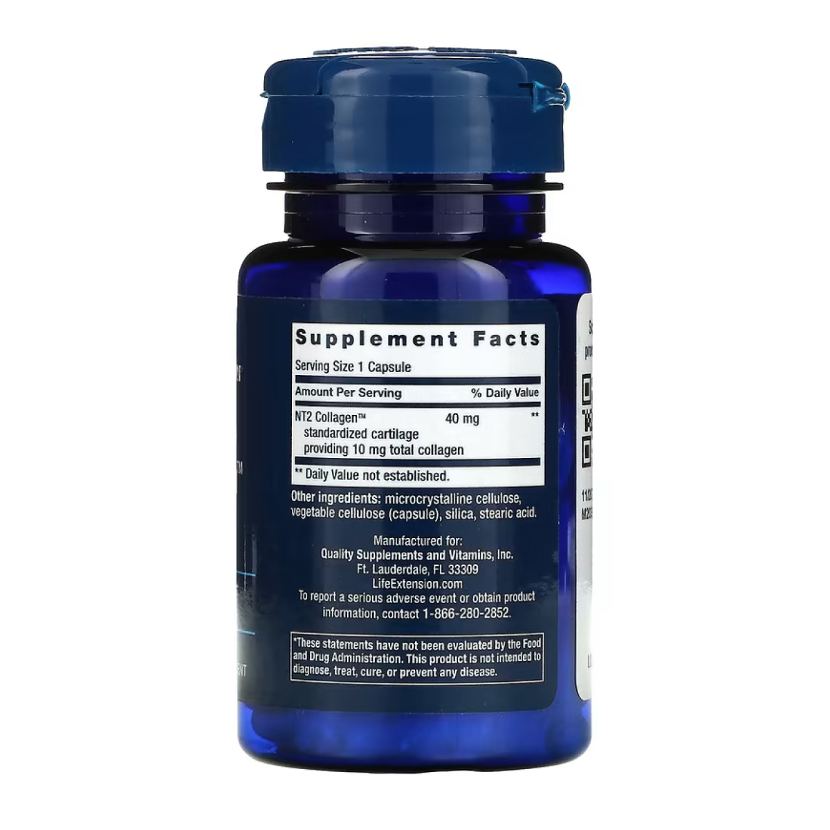 NT2 Collagen™ 40 mg - 60 small caps. Фото 2