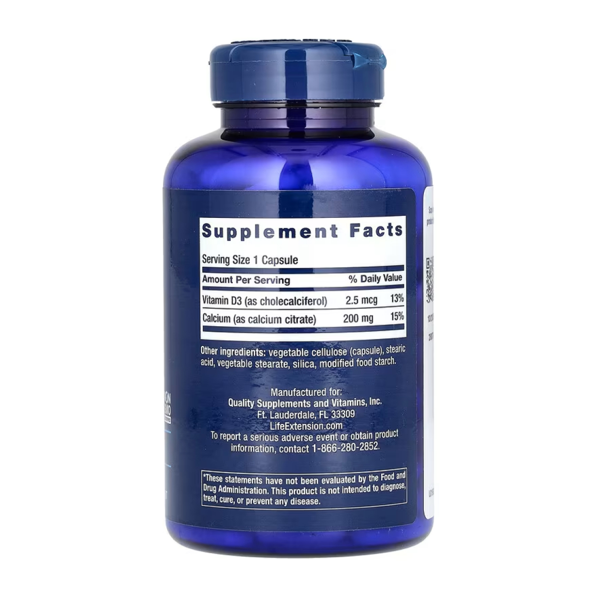 Calcium Citrate with Vitamin D - 200 caps. Фото 2