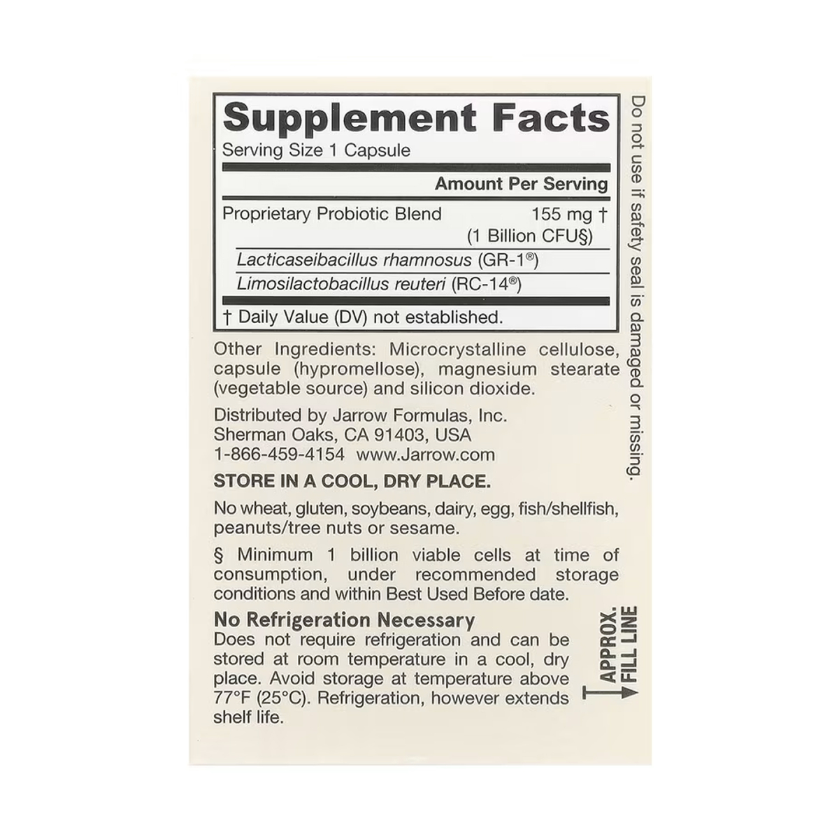 Vegan Fem Dophilus® 1 Billion Cfu - 30 vcaps. Фото 2