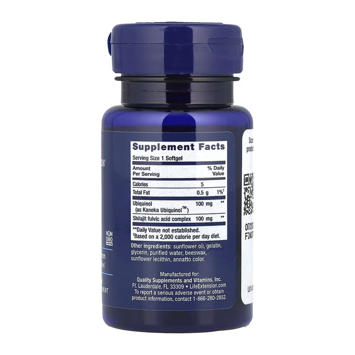 Super Ubiquinol CoQ10 with Enhanced Mitochondrial Support™ 100 mg - 30 softgels. Фото 2