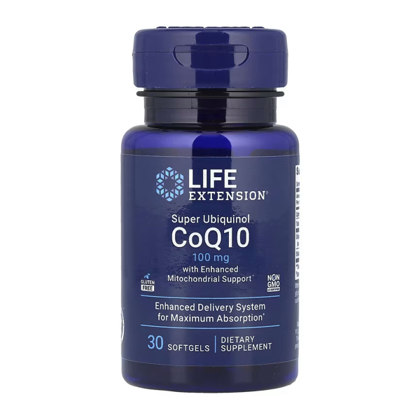 Super Ubiquinol CoQ10 with Enhanced Mitochondrial Support™ 100 mg - 30 softgels