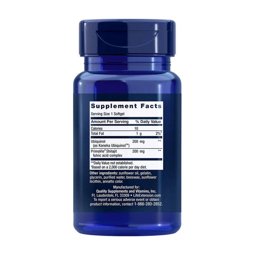 Натуральна добавка Life Extension Super Ubiquinol CoQ10 200 mg, 30 капсул. Фото 2