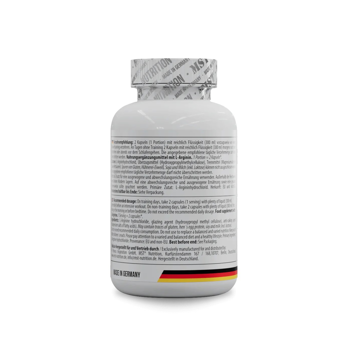 Амінокислота MST Nutrition L-Arginine, 120 капсул. Фото 3
