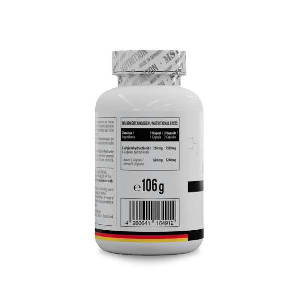Амінокислота MST Nutrition L-Arginine, 120 капсул. Фото 2
