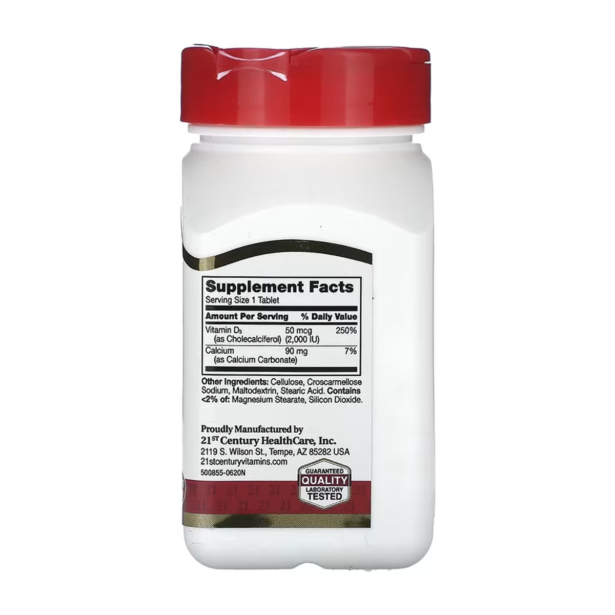D3 50 mcg (2000 IU) - 250 tabs. Фото 2