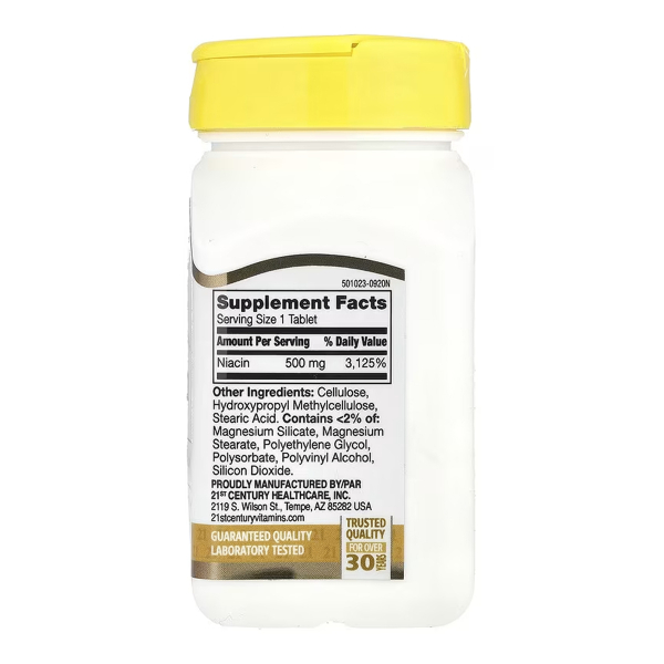 Niacin 500 mg - 100 tabs. Фото 2