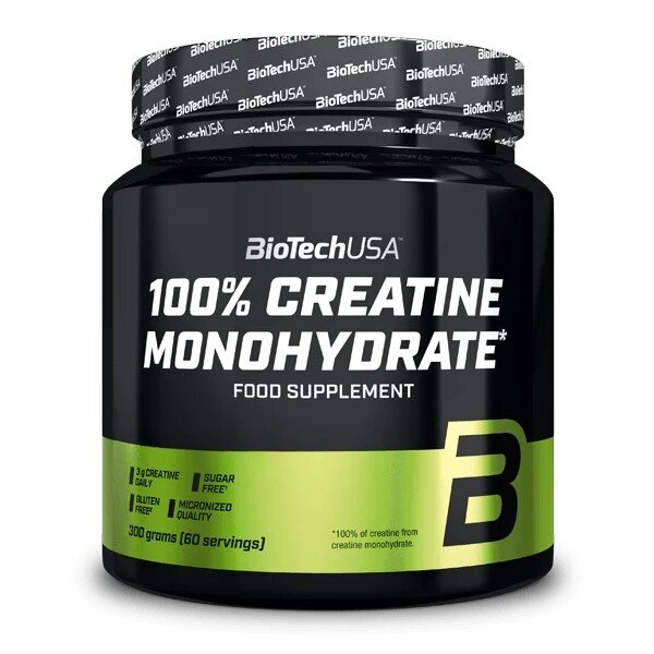 Креатин моногідрат BioTech 100% Creatine Monohydrate, 300 грам