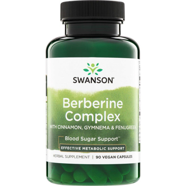 Берберин Swanson Berberine Complex, 90 вегакапсул