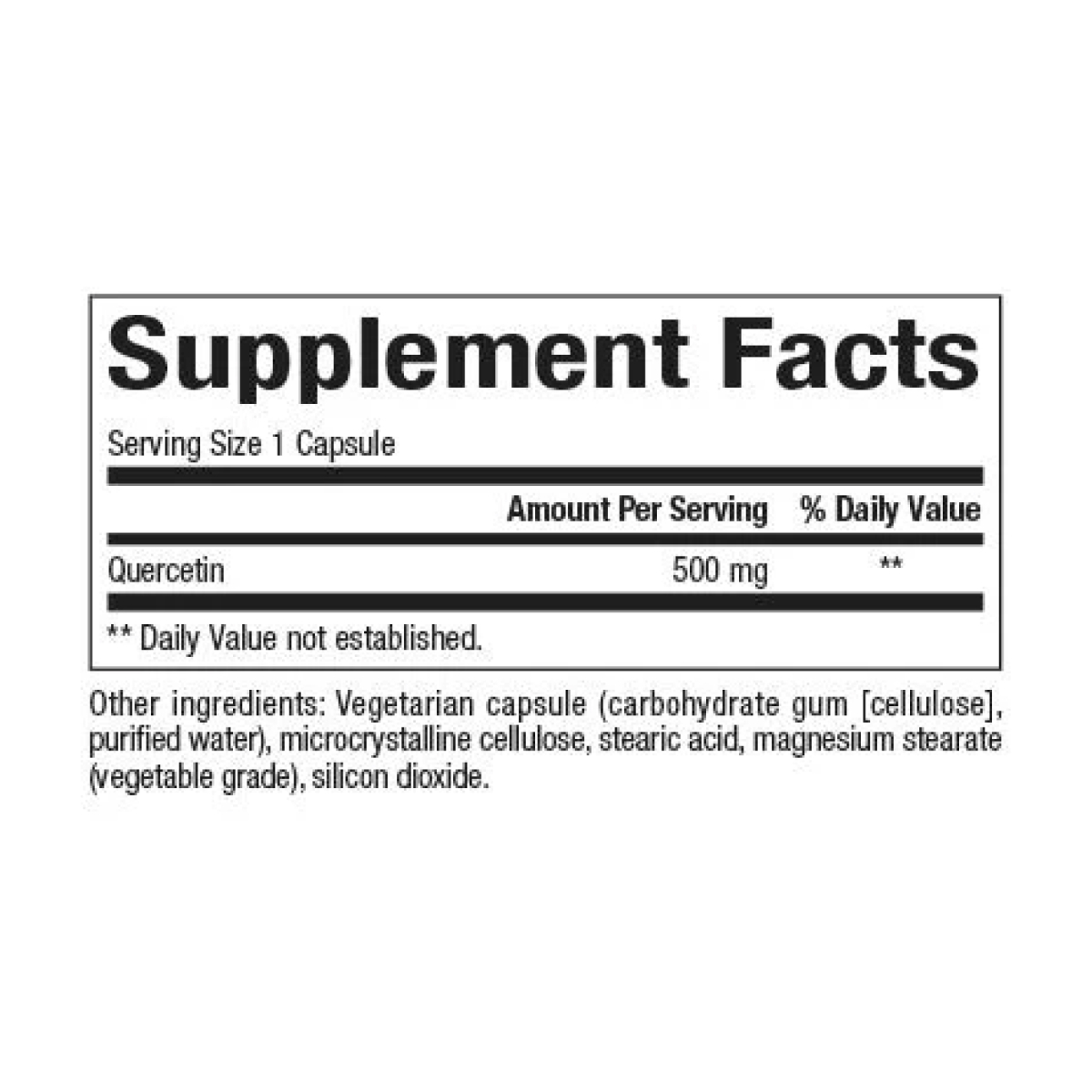 Quercetin 500mg - 60 vcaps. Фото 2