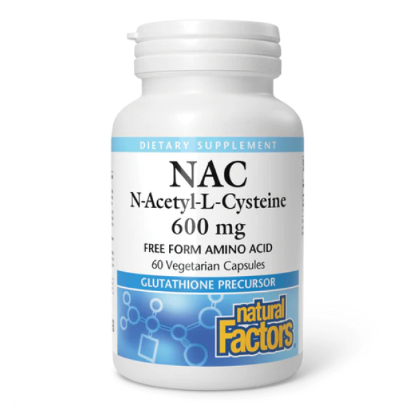 N-Acetyl-L-Cysteine Amino Acid 600mg - 60 vcaps
