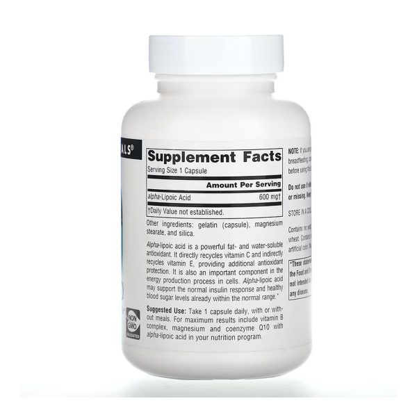 Alpha Lipoic Acid 600mg - 60 caps. Фото 2