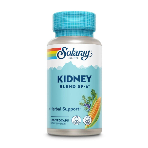 Комплекс для підтримки нирок Solaray Kidney Blend SP-6, 100 капсул