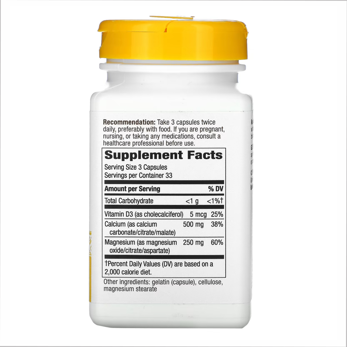 Calcium-Magnesium-Vitamin D - 100 caps. Фото 2