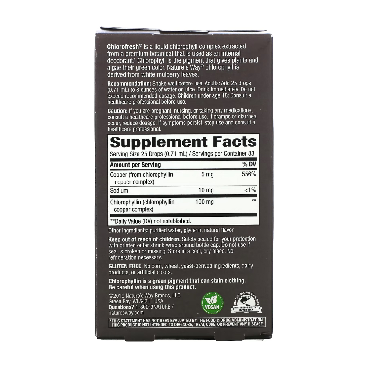 Chlorofresh® Mint 40X Liquid - 59 ml. Фото 2