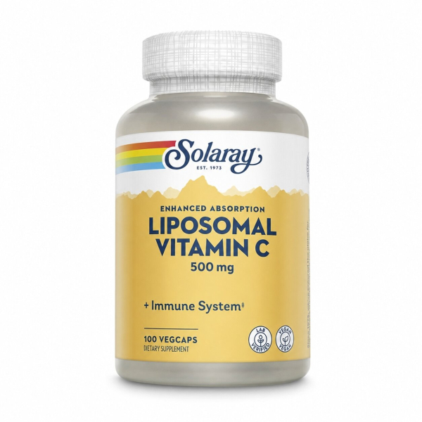 Ліпосомальний вітамін C Solaray Liposomal Vitamin C 500 mg, 100 вегакапсул