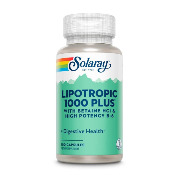 Ліпотропний комплекс Solaray Lipotropic 1000 Plus, 100 капсул