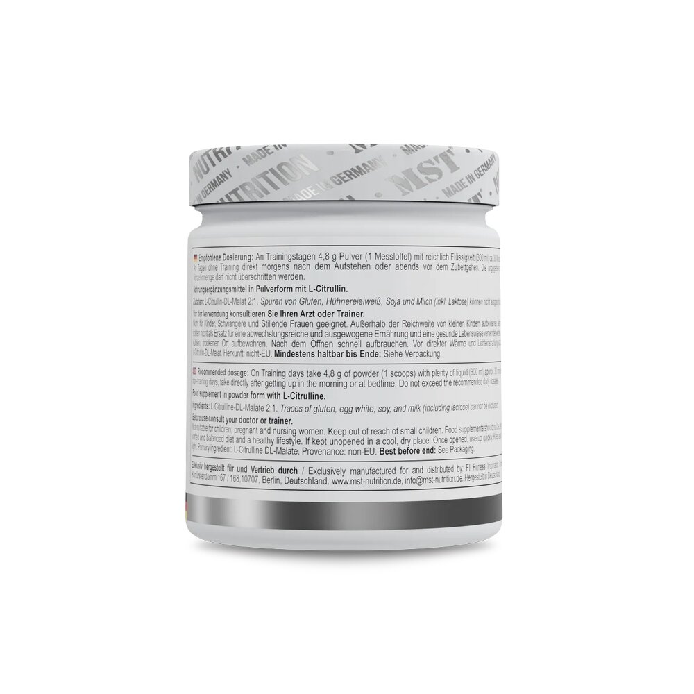 Малат цитруліну MST Nutrition Citrulline Malate PWO, 300 грам. Фото 3