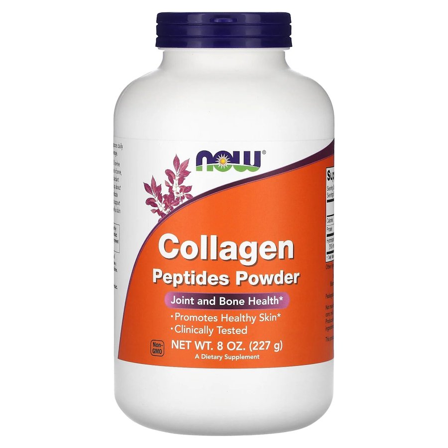 Гідролізований колаген NOW Collagen Peptides Powder, 227 грам для підтримки шкіри, волосся, нігтів