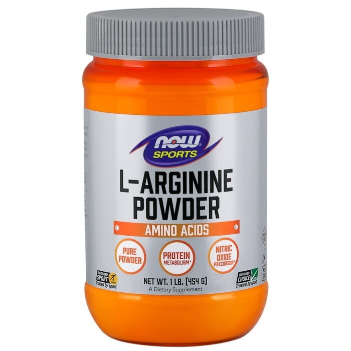 Амінокислота NOW L-Arginine Powder, 454 грам