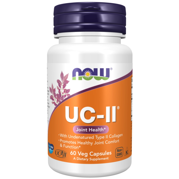 Препарат для суглобів і зв'язок NOW UC-II 40 mg, 60 вегакапсул