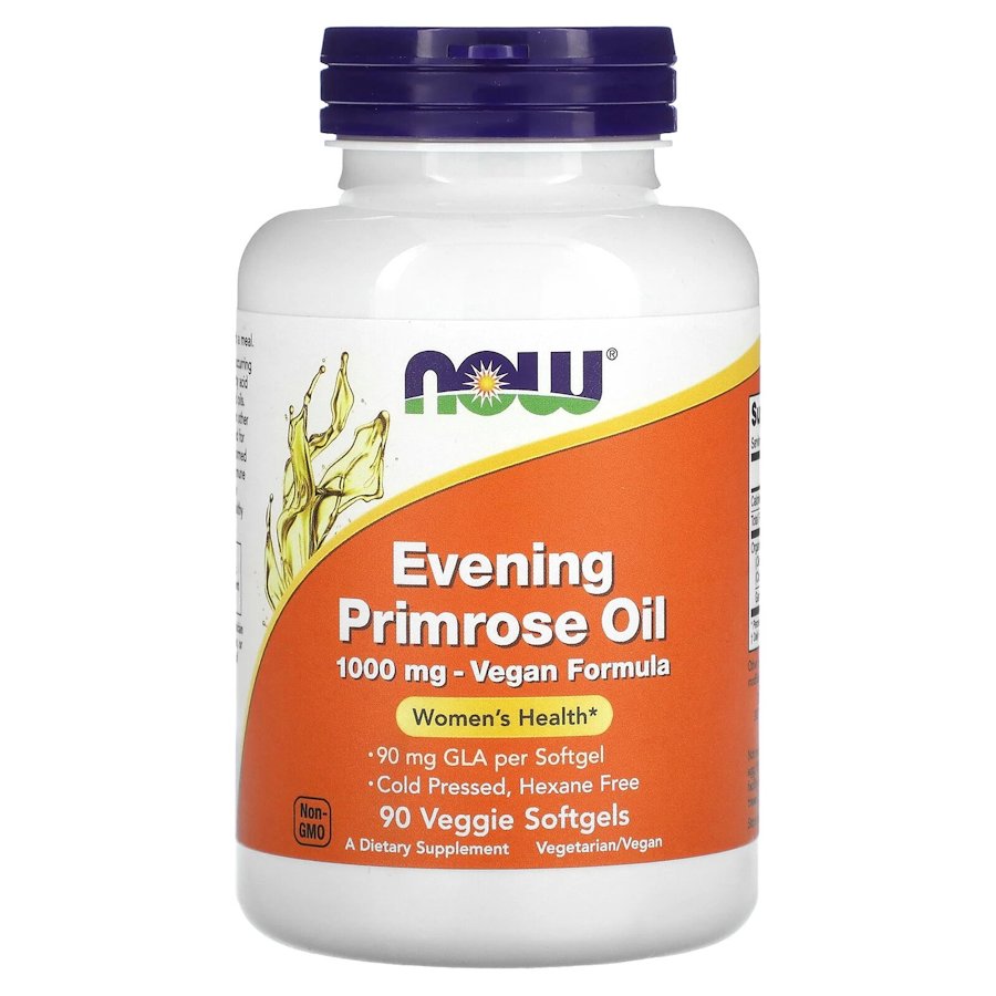 Олія примули вечірньої NOW Evening Primrose Oil 1000 mg, 90 вегакапсул
