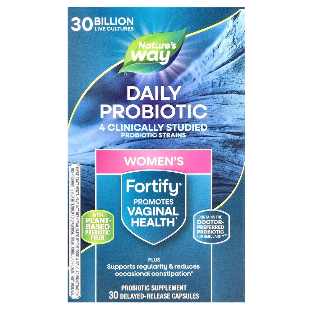 Пробіотик Nature's Way Fortify Women's Probiotic 30 Billion, 30 капсул для жінок