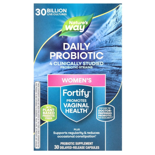 Пробіотик Nature's Way Fortify Women's Probiotic 30 Billion, 30 капсул для жінок