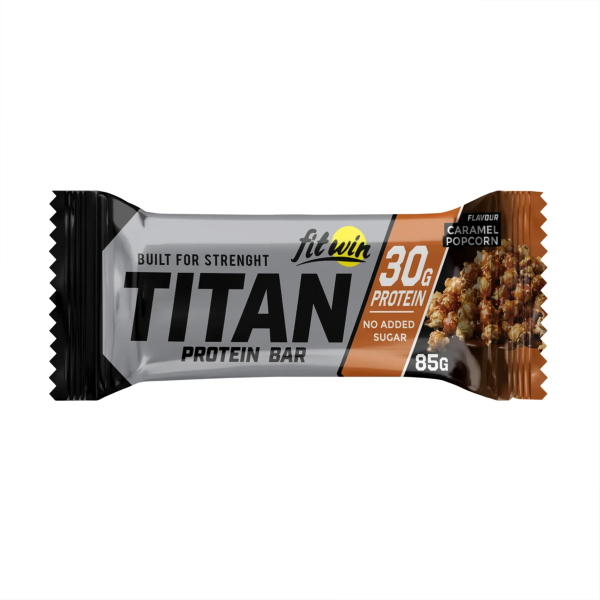 TITAN BAR - 9x85g Caramel Popcorn. Фото 2