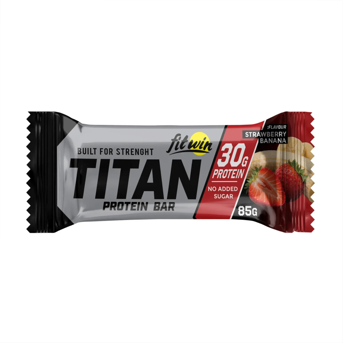 TITAN BAR - 9x85g Strawberry Banana. Фото 2