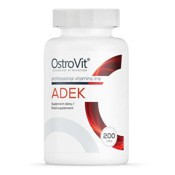 Вітаміни та мінерали OstroVit ADEK, 200 таблеток