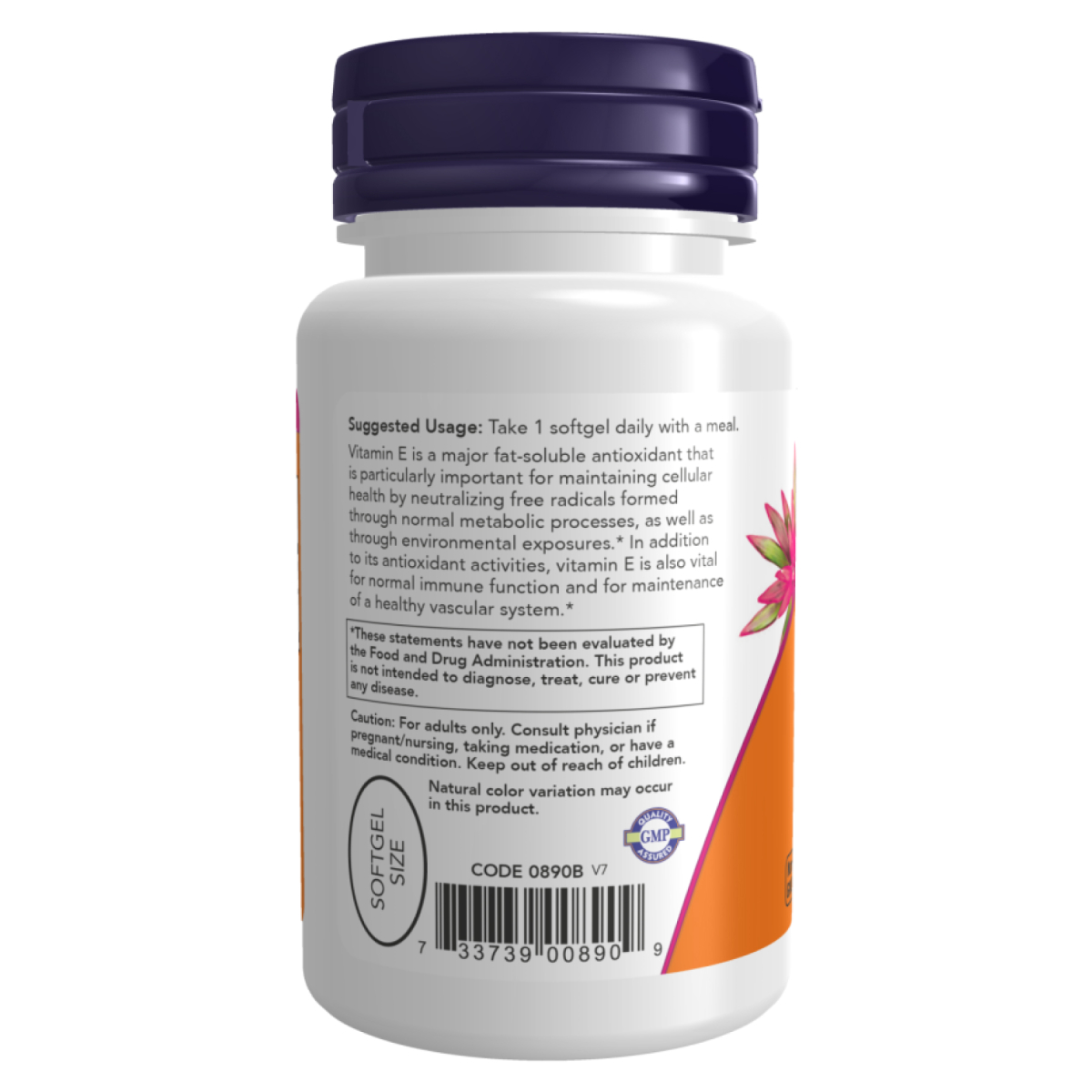 E-400 Mixed Tocopherols - 100 sgels. Фото 3