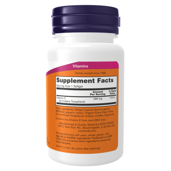 E-400 Mixed Tocopherols - 100 sgels. Фото 2