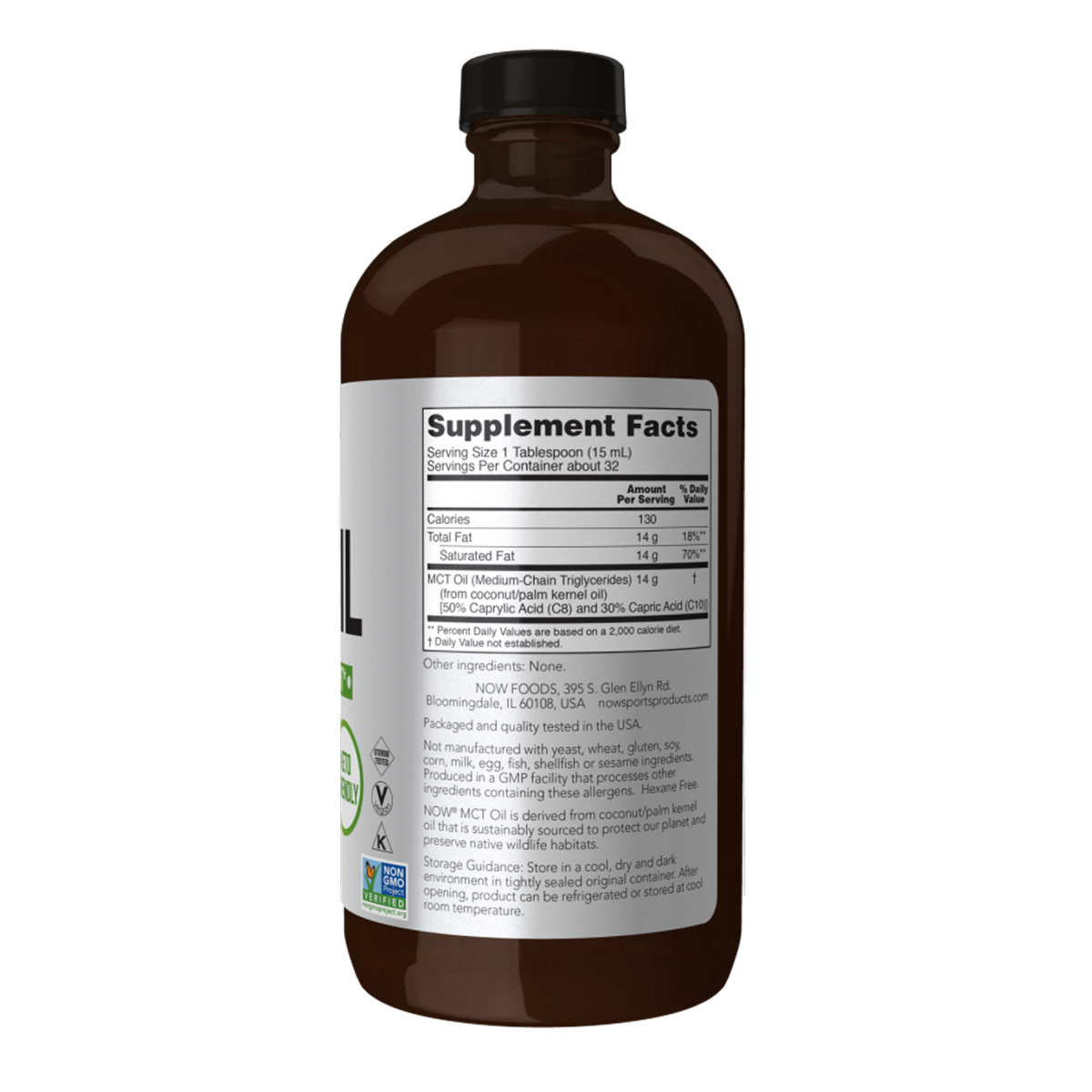 MCT Oil - 16 fl oz. Фото 2