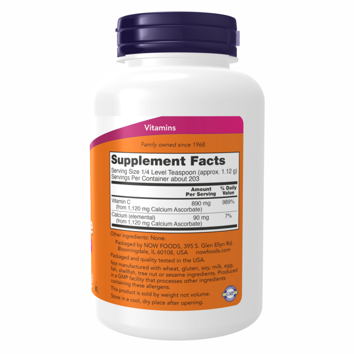 Calcium Ascorbate - 227g. Фото 2