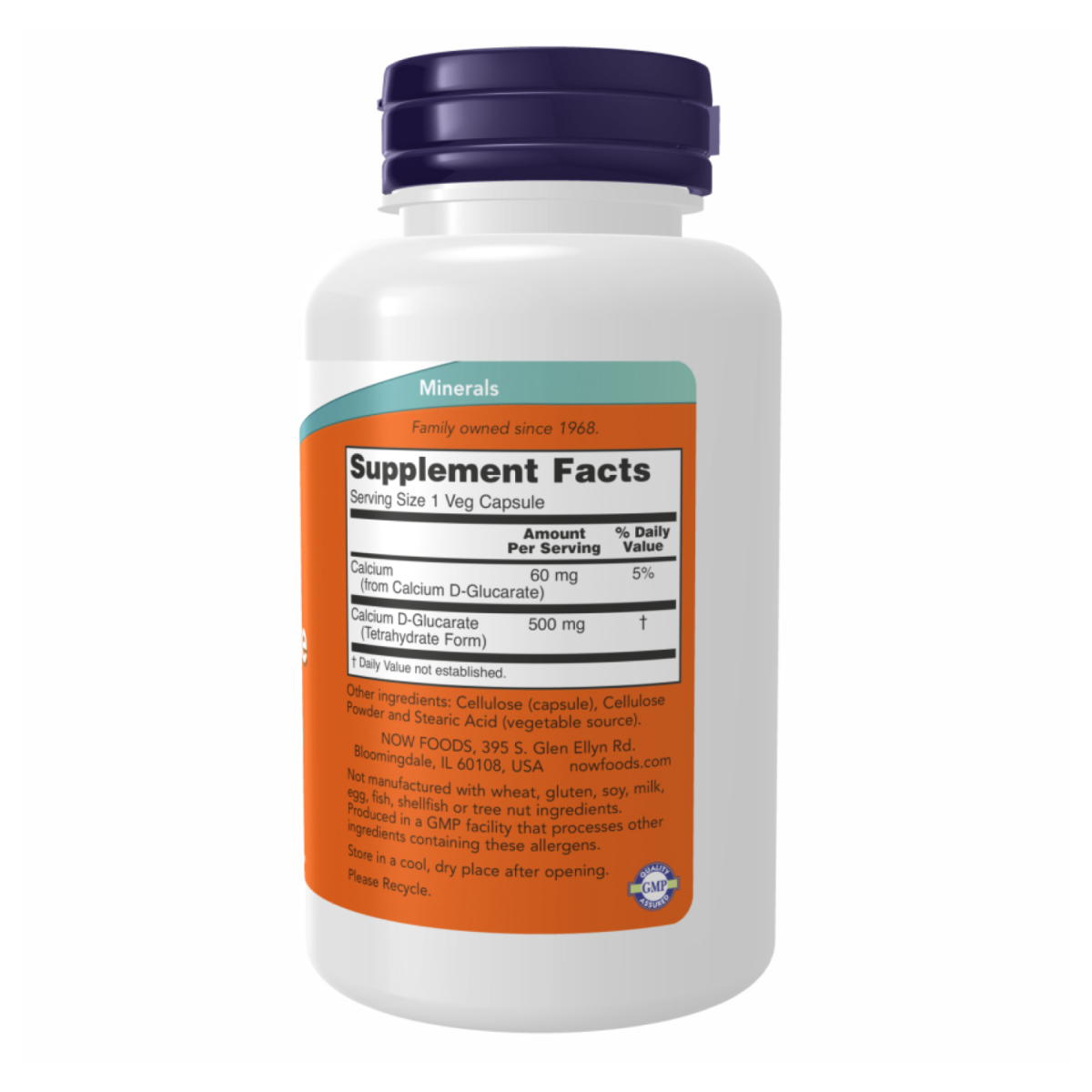 Calcium D-Glucarate 500mg - 90 vcaps. Фото 2