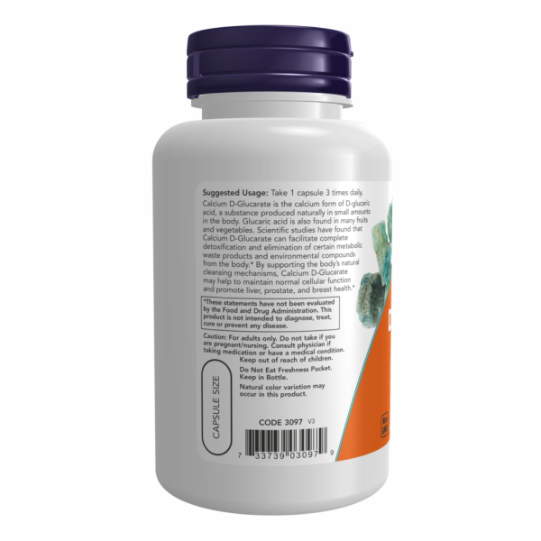 Calcium D-Glucarate 500mg - 90 vcaps. Фото 3