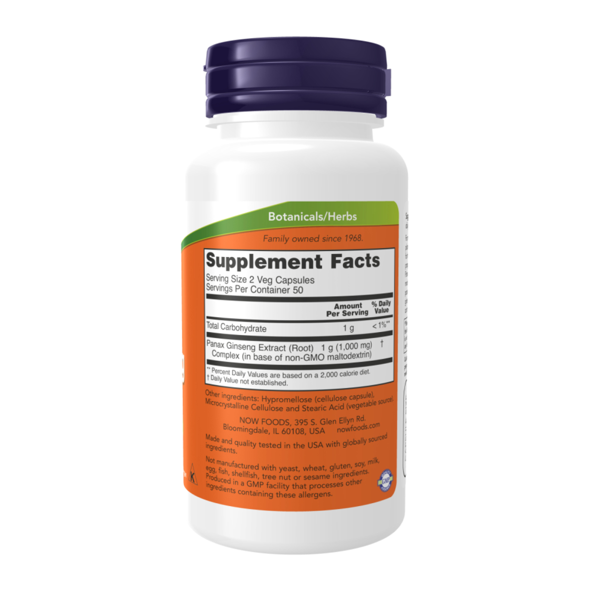 Panax Ginseng 500mg - 250 vcaps. Фото 2