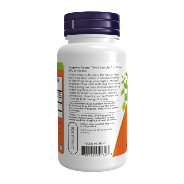 Panax Ginseng 500mg - 250 vcaps. Фото 3