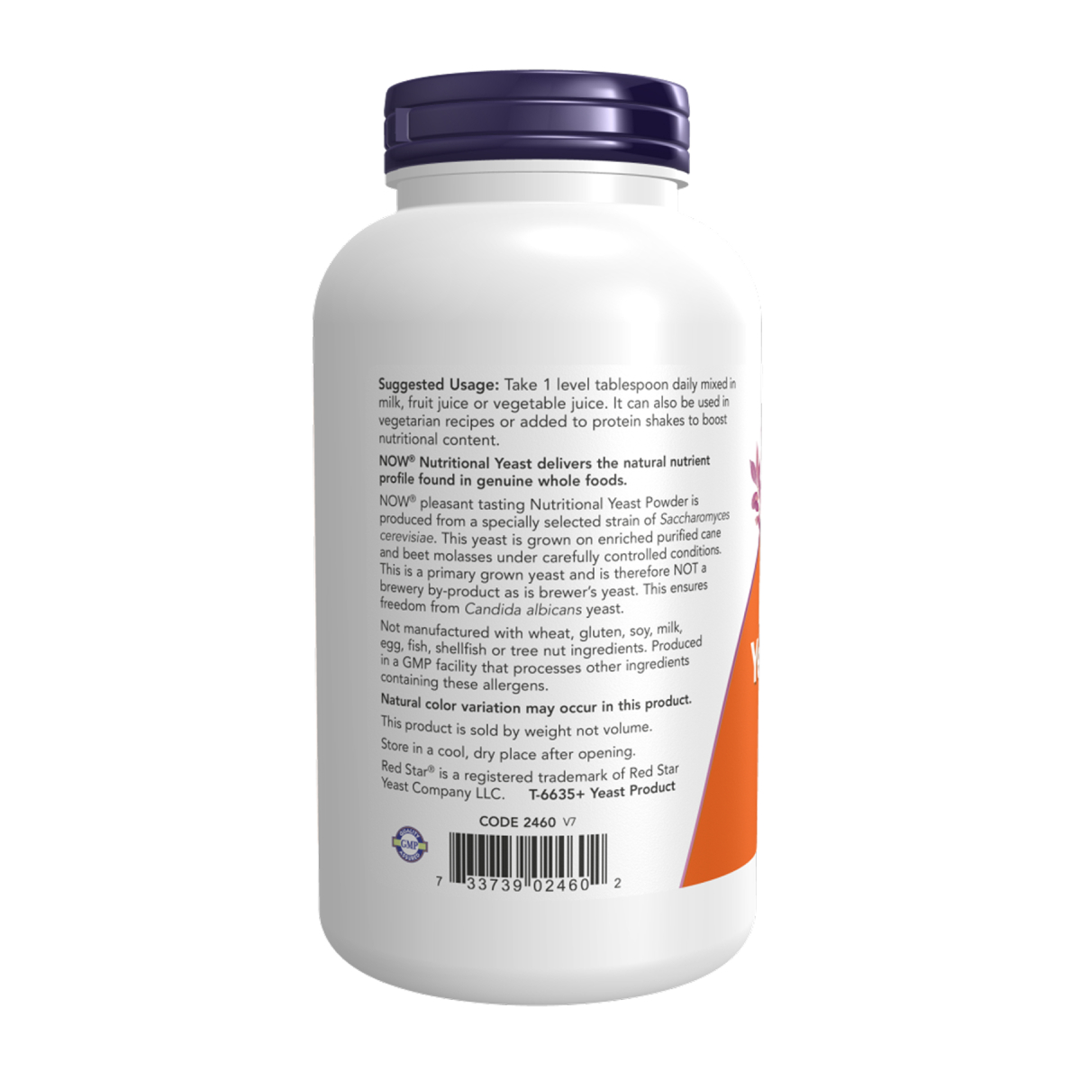 Nutritional Yeast Powder - 284g. Фото 3