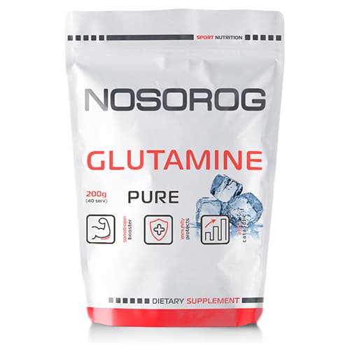 Амінокислота Nosorog Glutamine, 200 грам