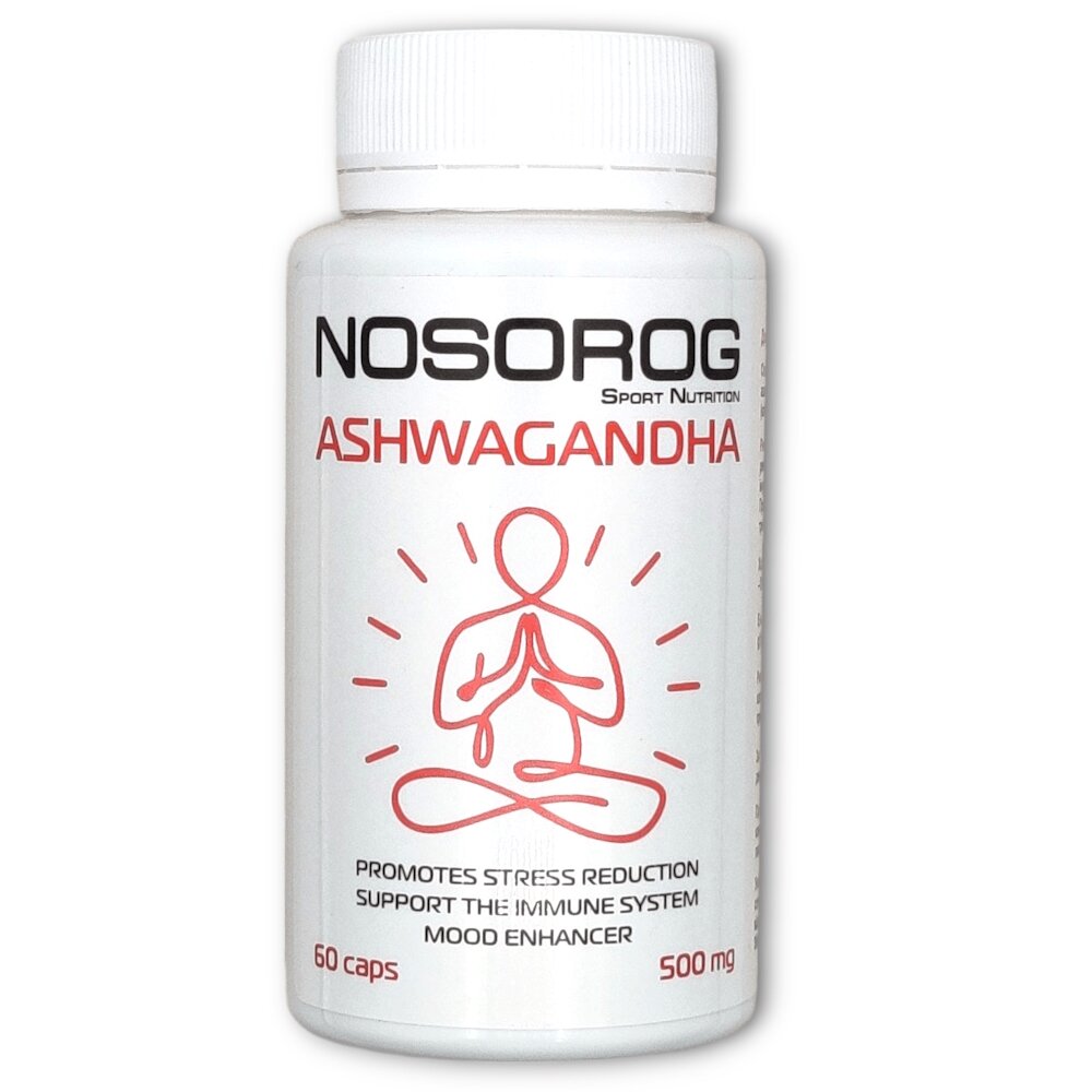 Екстракт кореня ашваганди Nosorog Ashwagandha, 60 капсул