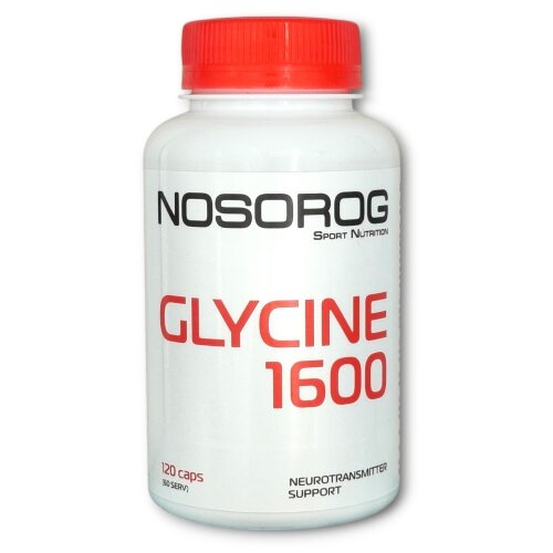 Гліцин Nosorog Glycine, 120 капсул для підтримки нервової системи