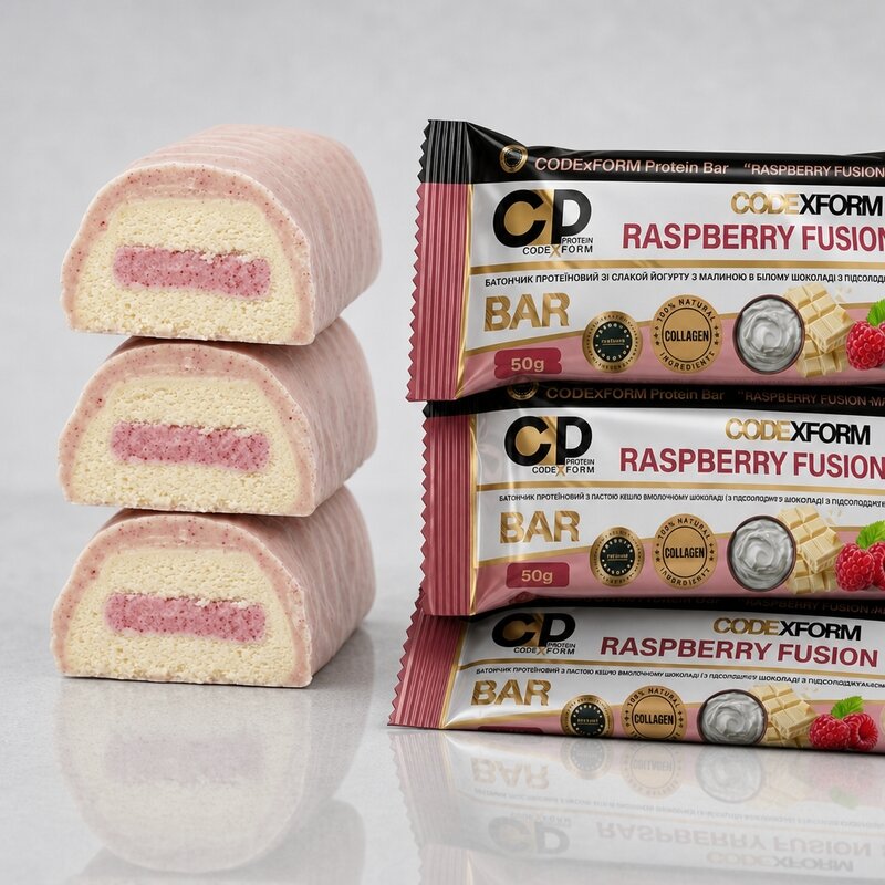 Блок протеїнових батончиків CODExFORM Protein Bar, 12*50 грам. Фото 24