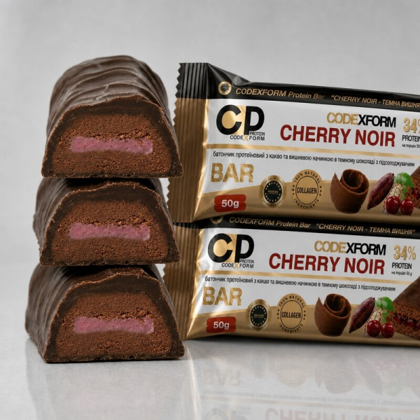 Блок протеїнових батончиків CODExFORM Protein Bar, 12*50 грам. Фото 8