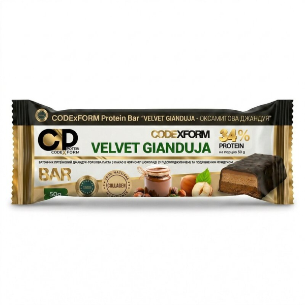 Блок протеїнових батончиків CODExFORM Protein Bar, 12*50 грам. Фото 10